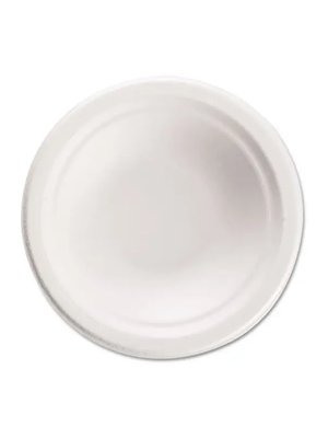 Тарелка бумажная суповая Chinet белая, 500 мл, упаковка 50 шт 14349 фото