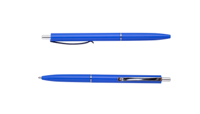 Ручка кулькова автоматична, 0,7 мм, синій корпус, пише синім BM.8239-02 фото