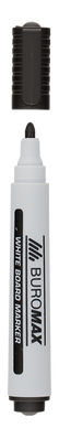 Маркер для магн. сухост. досок, черный, 2-4 мм, спиртовая основа BM.8800-01 фото