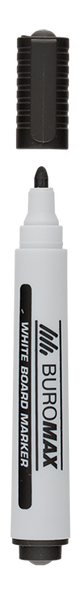 Маркер для магн. сухост.дошок, чорний, 2-4 мм, спиртова основа BM.8800-01 фото