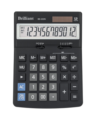 Калькулятор Brilliant BS-222N, 12 разрядов BS-222N фото