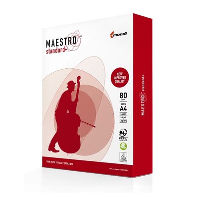 Папір MAESTRO STANDARD+, А4, клас B, 500 листів MaestroA480ST фото
