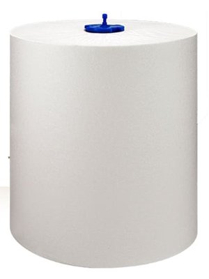 Паперові рушники в рулонах Tork Basic білі, 1 шар, 250 м, 1 рул/упаковка 130001 фото