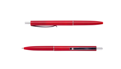 Ручка шарик.автомат.COLOR, L2U, 1 мм, красный корпус, синие чернила BM.8239-05 фото
