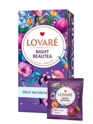 Чай черный Lovare Night Beautea 24 пакетика 04381 фото