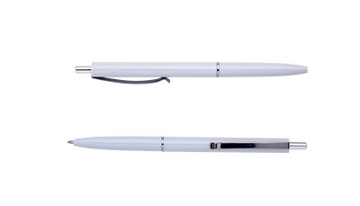 Ручка шарик.автомат.COLOR, L2U, 1 мм, белый корпус, синие чернила BM.8239-12 фото