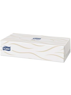 Серветки для обличчя Tork Premium Extra Soft, білі, 100 шт 140280 фото