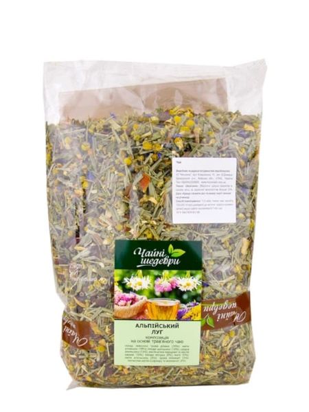 Чай трав'яний Чайні шедеври Альпійські луки 250 г листовий 18762 фото