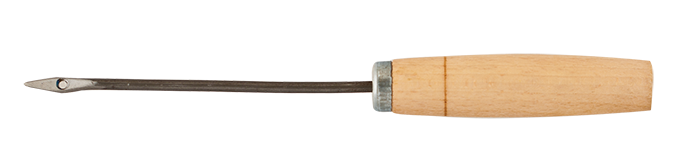 Шило банковское, деревянная ручка, длина иглы 12,5 см BM.5551 фото