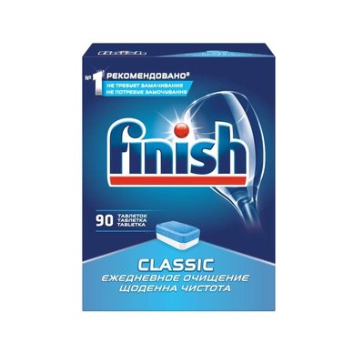 Таблетки для посудомийних машин FINISH Classic, 90 шт/упаковка 94470 фото