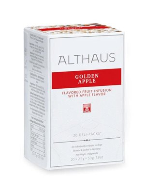 Чай фруктовый Althaus Golden Apple 20 пакетиков 44947 фото