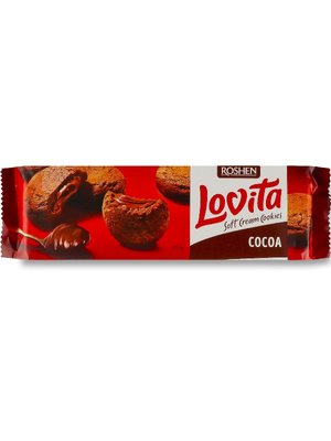 Печиво Roshen Lovita Soft Cream Choco 127 г 36332 фото