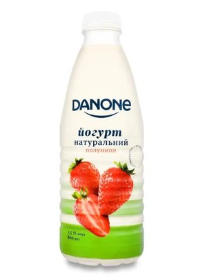 Питний йогурт Danone Полуниця 1,5%, 800 г 60953 фото