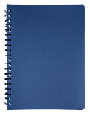 Тетрадь для записей STATUS, L2U, А4, 80 л., клетка, графит, пласт.обложка BM.24452153-50 фото