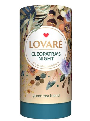 Чай листовий зелений Lovare Cleopatra's Night 80 г 15549 фото