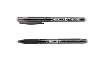 Ручка гелевая "Пиши-Стирай" EDIT, 0,7 мм, черные чернила BM.8301-02 фото