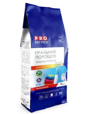 Засіб мийний для прання PRO Service Color Professional, порошкоподібний 10 кг (1шт/ящ) 25484338 фото