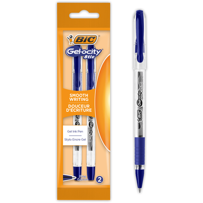 Комплект ручок гелевих "Джелосіті Стік", синя, 2 шт bc989707 фото