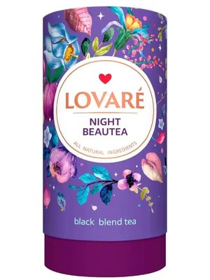 Листовий чорний чай Lovare Night Beautea 80 г 04312 фото