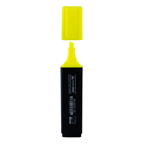 Текст-маркер, жовтий, JOBMAX, 1-5 мм, водна основа BM.8902-08 фото