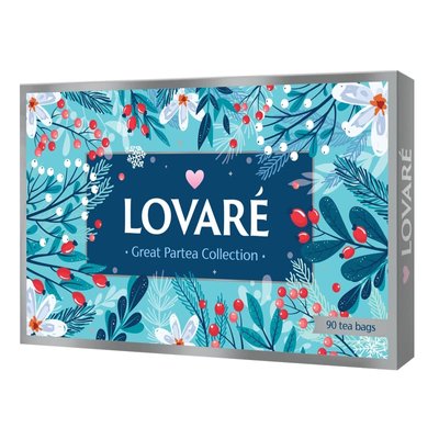 Колекція чаю Lovare Great Partea Collection, 18 видів по 5 пакетиків 72878 фото
