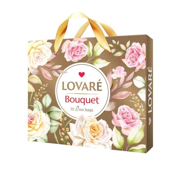Колекція чаю Lovare Bouquet, 6 видів по 5 пакетиків 74186 фото