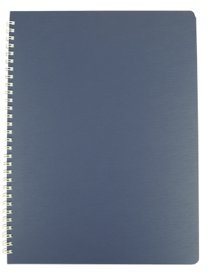 Тетрадь для записей BARK А4, 60 л.,клетка, пластиковая обложка, синяя BM.24454154-02 фото