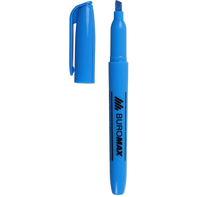 Текст-маркер, синий, JOBMAX, 2-4 мм, водная основа, круглый BM.8903-02 фото