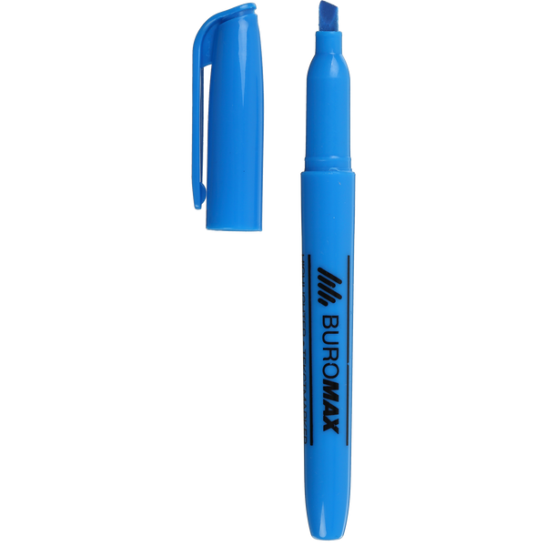 Текст-маркер, синій, JOBMAX, 2-4 мм, водна основа, круглий BM.8903-02 фото
