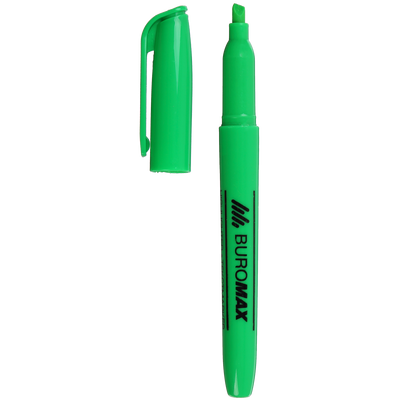 Текст-маркер, зелений, JOBMAX, 2-4 мм, водна основа, круглий BM.8903-04 фото