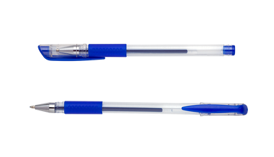 Ручка гелева JOBMAX, 0.7мм, синя BM.8349-01 фото