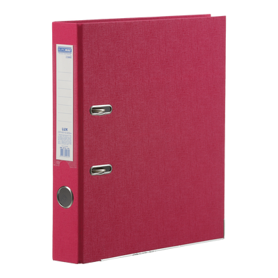 Реєстратор LUX одност. JOBMAX А4, 50/55 мм (внутр./зовн.), PP, рожевий, збірний BM.3012-10c фото