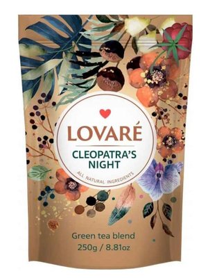 Листовий зелений чай Lovare Cleopatra's Night 250 г 03230 фото