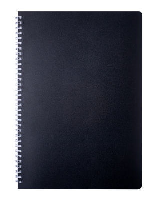 Тетрадь для записей CLASSIC, А4, 80 л., клетка, пластиковая обложка, черная BM.2446-001 фото