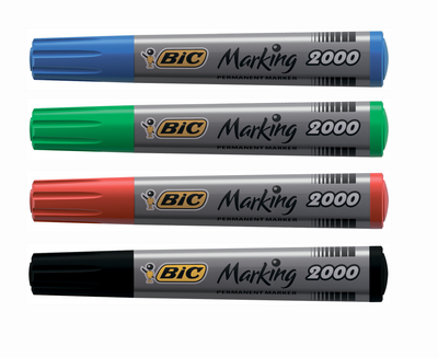Набір маркерів перманентних, 4 кольори (чор., син., зел., черв.) bc8209112 фото