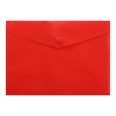 Папка-конверт А5 на кнопці, матова, червоний BM.3935-05 фото