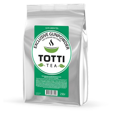 Зелений чай TOTTI Tea Ексклюзив Ганпаудер 250 г листовий 33445 фото