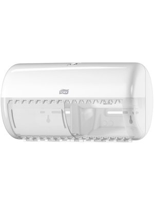 Tork диспенсер для туалетного паперу в стандартних рул. на 2 рул., білий Т4 (1 шт/ящ) 557000 фото