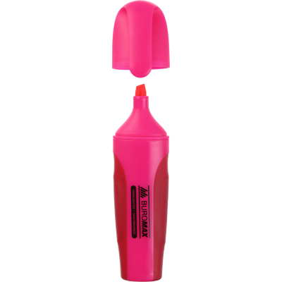 Текст-маркер NEON, рожевий, 2-4 мм, з гум. вставками BM.8904-10 фото
