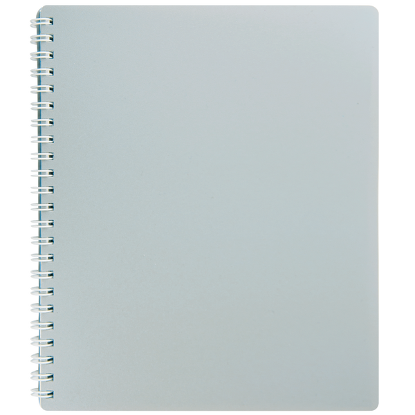 Тетрадь для записей CLASSIC, B5, 80 л., клетка, пластиковая обложка, серая BM.2419-009 фото