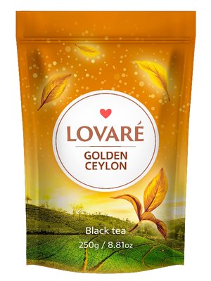 Листовий чорний чай Lovare Golden Ceylon 250 г 03179 фото