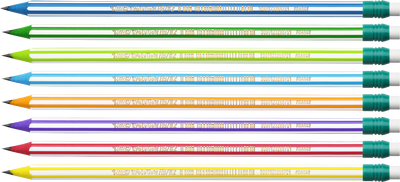 Олівець чорнографітовий "Єволюшн Стріпс", з гумкою bc8960342 фото