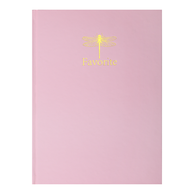 Книга канцелярська FAVOURITE, PASTEL, А4, 96 арк., клітинка, офсет, тверда ламінована обкладинка, рожева BM.2400-410 фото