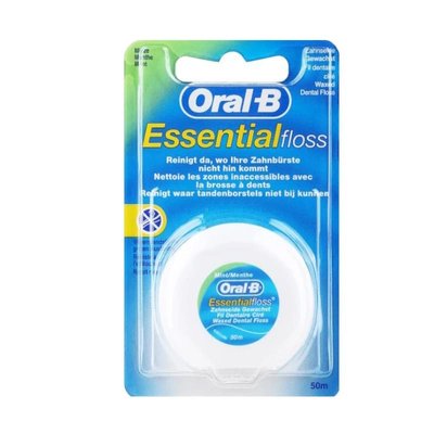 Зубна нитка Oral-B Essential Floss Waxed, 50 м. 05029 фото